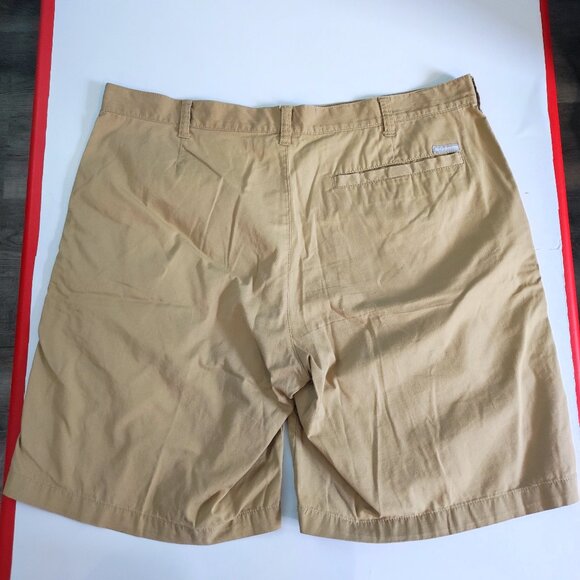 Columbia casual summer shorts light brown men's size 38 - Picture 3 of 12
